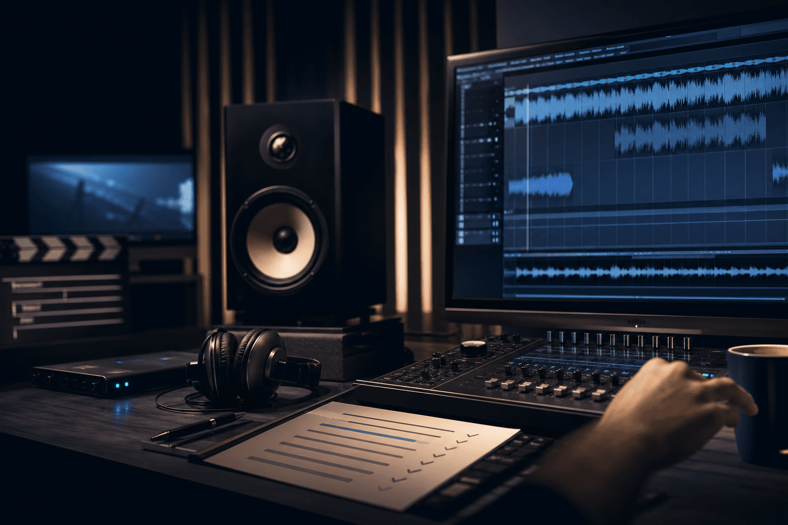 Independent recording studio prepared for music and media licensing work